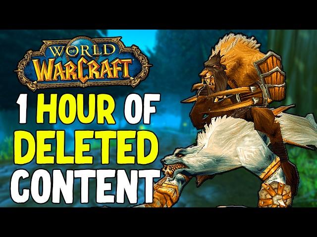 1 Hour of Deleted and Cut Content from Vanilla WoW | World of Warcraft