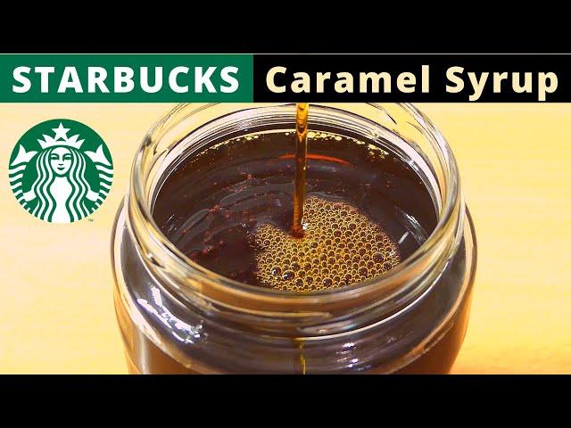 Homemade Starbucks Caramel Syrup |  Simple and Easy Caramel Syrup