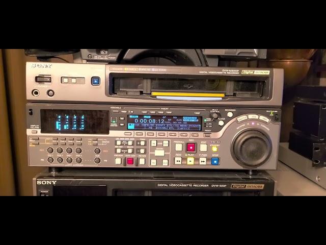 SONY DVW-M2000P  Digital Betacam Recorder, 1⁄2” tape transport, Betacam, Betacam  SP  SX  MPEG IMX.