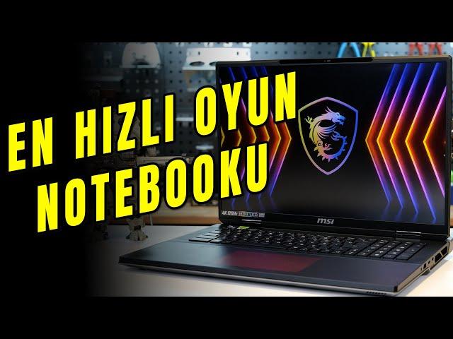 PARANIN ALABİLECEĞİ EN HIZLI DİZÜSTÜ MSI TITAN HX TESTTE