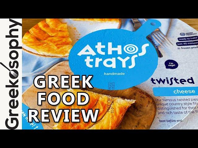 Greek product review - Athos Trays Cheese Twisted Pie