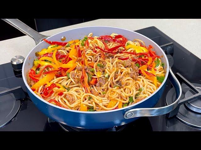 BEEF PASTA | SPAGHETTI BOLOGNESE | MINCED MEAT SPAGHETTI #spaghetti