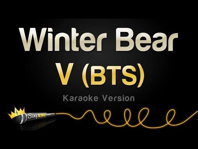 V (BTS) - Winter Bear (Karaoke Version)