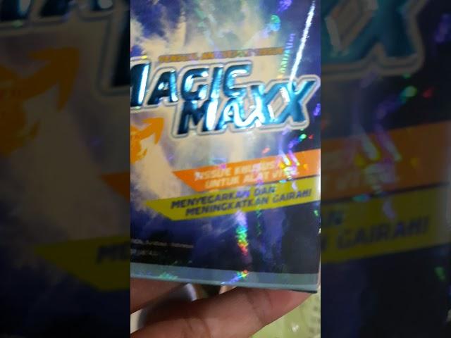 Magic Maxx Tissue - TISSUE MAGIC MAXX ORIGINAL Wet tissue to help men's endurance