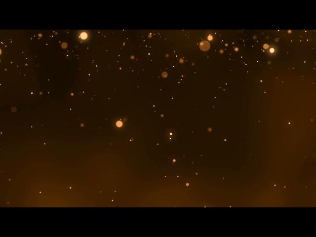 Gold Particles Bokeh Glitter Awards dust abstract background loop