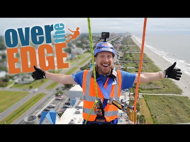 Handyman Hal Goes Over the Edge | Repelling down a Resort