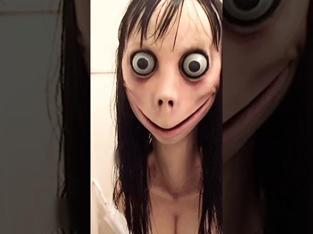 Try this horrible momo magic️ !! Bloody mary song !!  #shorts #scary #horror