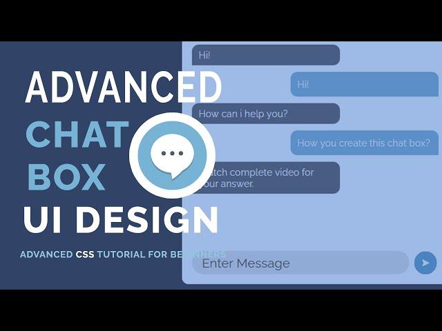 How To Create Chat Box Using HTML CSS & JavaScript | Chat Box Using HTML & CSS