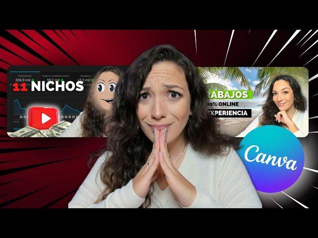 Como hacer MINIATURAS en CANVA para Youtube 