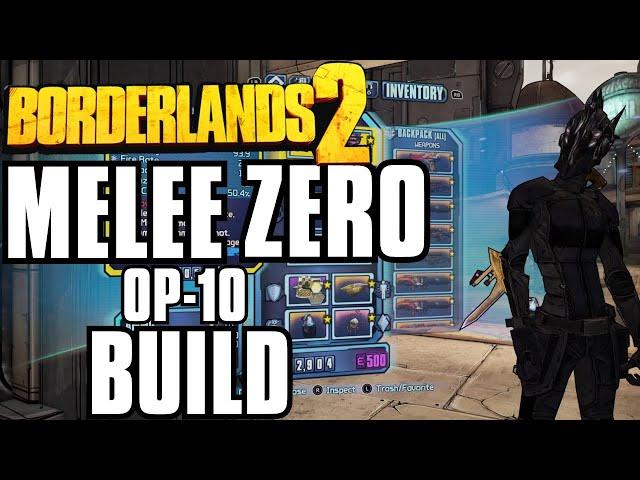 Borderlands 2 Best Melee Zero Build 2024