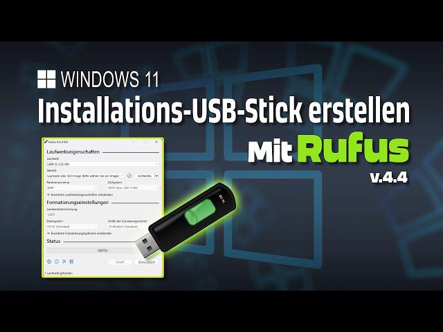 Windows 11 Installations-USB-Stick erstellen mit Rufus [Hardwareanforderungen umgehen]