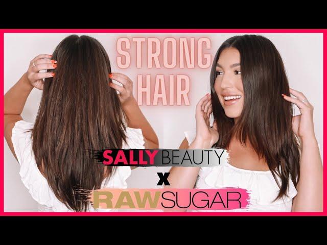 RAW SUGAR LIVING x SALLY BEAUTY! First Impression | Luxury Haircare on a Budget