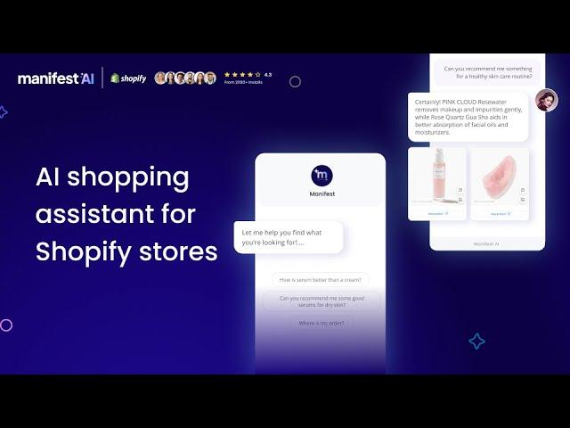 Introducing Manifest AI: An AI shopping assistant for Shopify Stores!