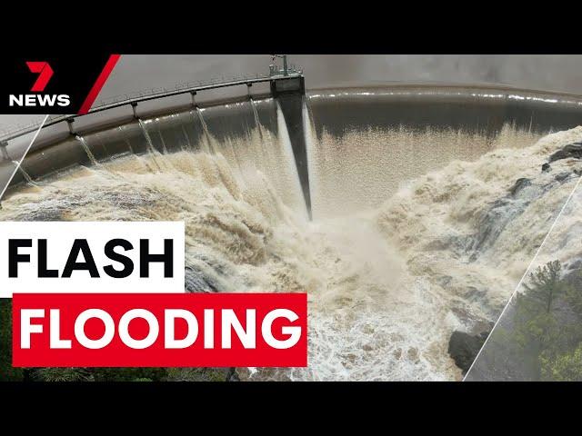 Severe thunderstorms pummel South East Queensland | 7NEWS