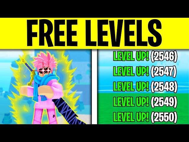 How to Get LEVEL 2550 in ONE WEEK in Blox Fruits For Free | Roblox Blox Fruits