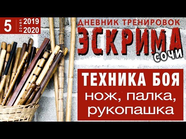 Эскрима: Палочный, ножевой и рукопашный бой: Дневник тренировок 5~1