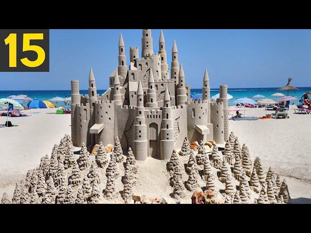 TOP 15 IMPRESSIVE Sand Castles