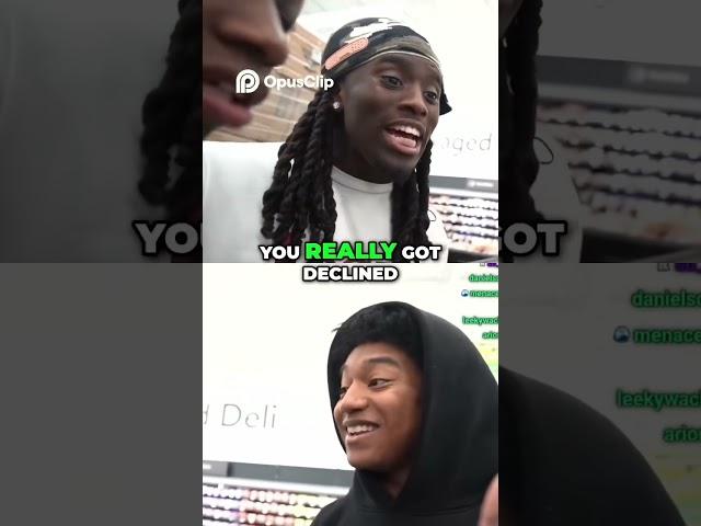 Rejected from Streamer U… Then Tries to Set Up Kai Cenat in Walmart #streamy #kaicenat #walmart