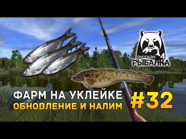 Русская рыбалка 4 #32 - Фарм на Уклейке. Обновление и Налим