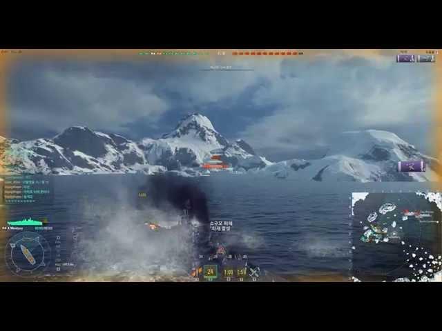 World of Warships Nagato one shot one kill by Montana