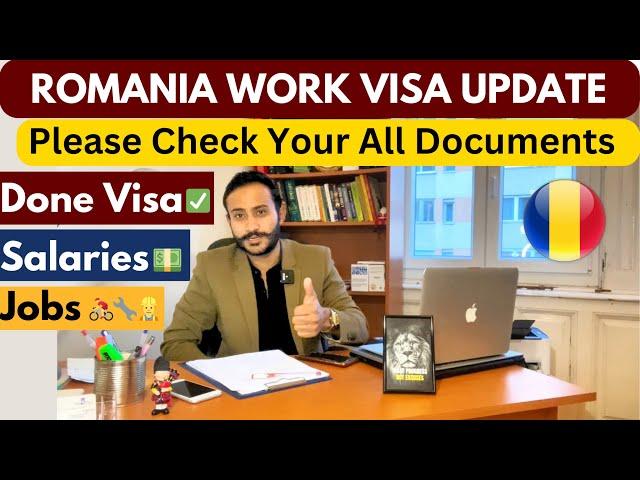 Romania work Visa Cost  | Romania Done base work Visa  | Romania jobs  Salary ,PR