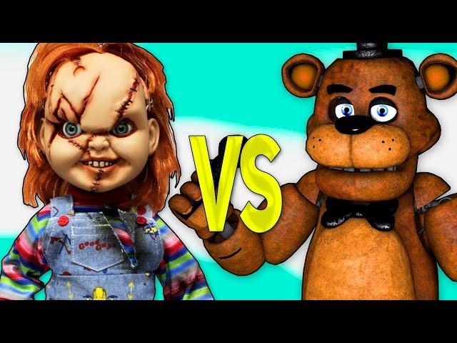 ЧАКИ VS ФРЕДДИ 5 НОЧЕЙ С ФРЕДДИ | СУПЕР РЭП БИТВА | Chucky Doll movie ПРОТИВ 5 Nights At Freddy's