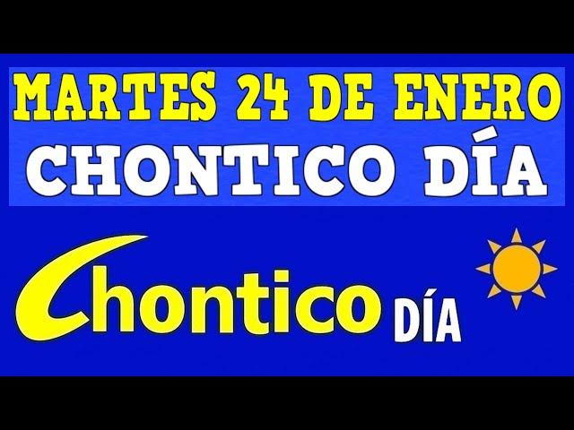 CHONTICO día de hoy MARTES 24 de ENERO de 2023 Chontico Millonario] | resultado ultimo sorteo