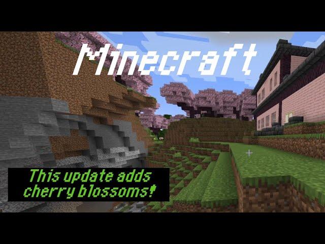 Minecraft "Cherry Town": Harassing Pigs