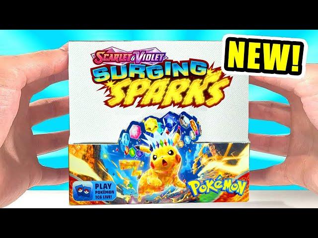 *NEW* Pokemon Surging Sparks Booster Box Opening