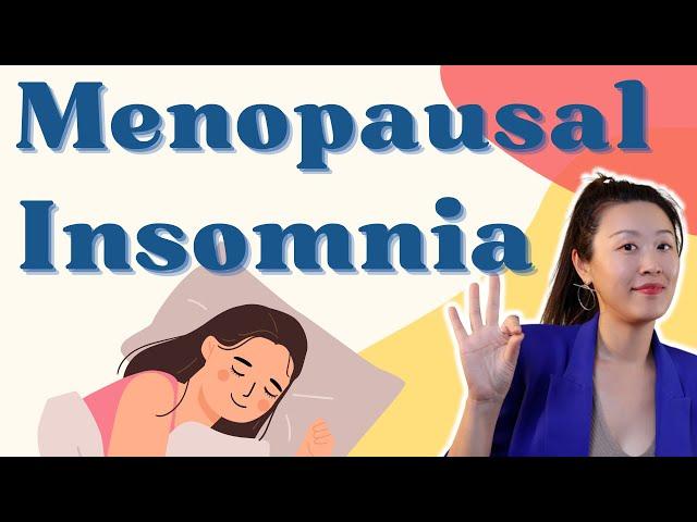 Expert Tips: Fight Menopausal Insomnia!