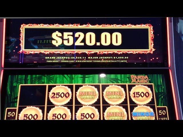 Panda Magic Slot Machine, Good WIN, $520 Dragon Balls Feature