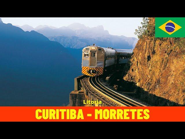 Cab Ride Curitiba - Morretes (Serra Verde Express, Brazil) - train driver's view in 4K