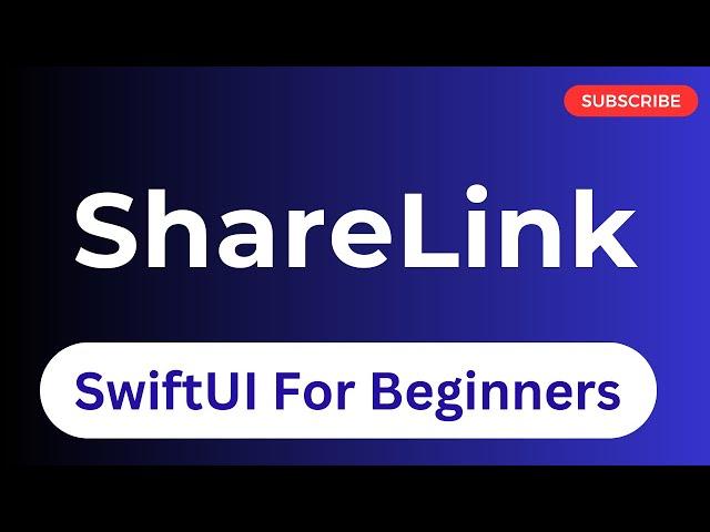 ShareLink SwiftUI | Episode 41