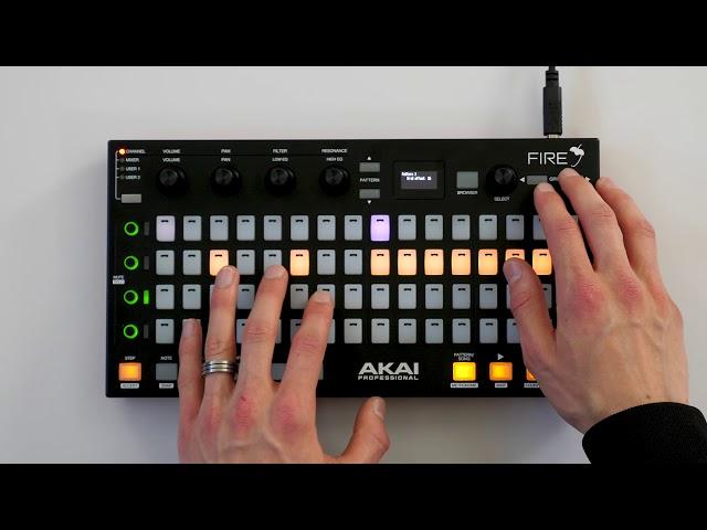 Advanced Step Seq Trap Beat  - Akai Fire - FL Studio Controller