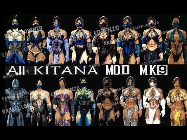 Mortal Kombat KITANA DLC MK Costume Skin PC Mod MK9 Komplete Edition MKKE