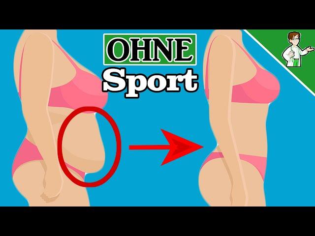 Bauchfett verlieren ohne Sport - Mit diesen 9 Tipps klappt es! 