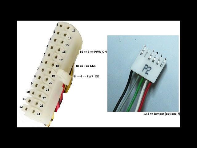 +HP EliteDesk 800 G1 Big Tower (TWR) Power Supply ATX 24-Pin to Small HP 6-Pin | DIY