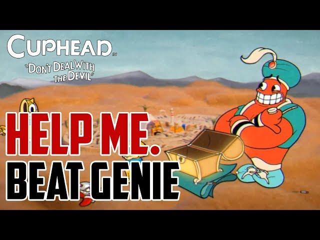 Cuphead : How to Beat Genie Boss (Dijimmi the Great)