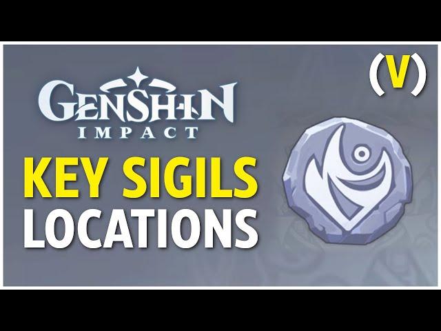 All Key Sigil (V) Locations - Genshin Impact