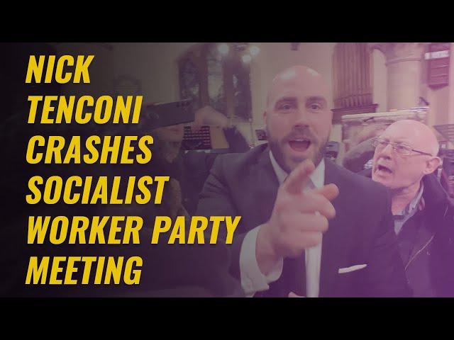 Nick Tenconi Crashes Socialist Worker Party Meeting