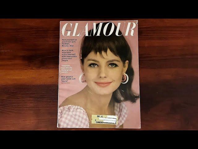 Glamour May 1963 Summer Issue | ASMR Magazine Flip Through