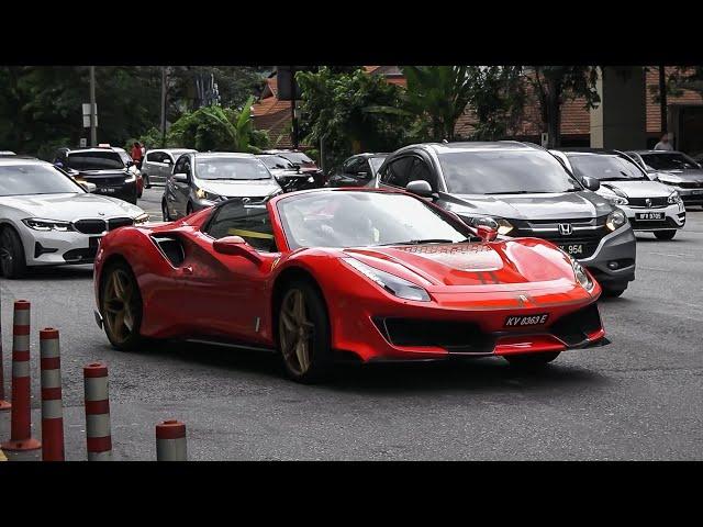 SUPERCARS in MALAYSIA | ML Driving His 488 Pista Spider