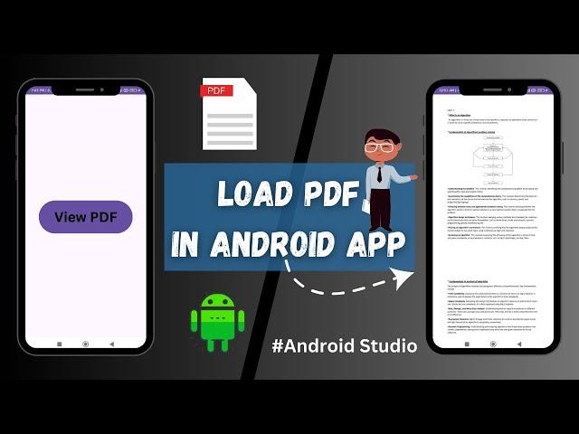 PDF Viewer :How to Open PDF File in Android #androidstudio #pdfview