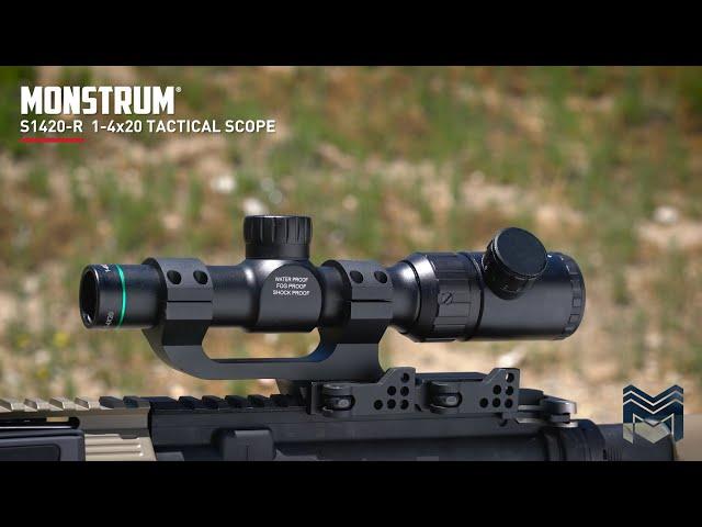 1-4x20 Tactical LPVO Rifle Scope Field of View