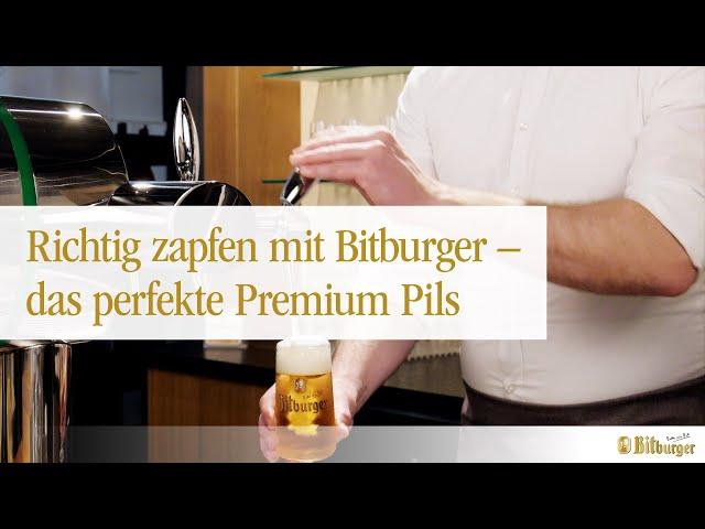 Richtig zapfen mit Bitburger – das perfekte Premium Pils