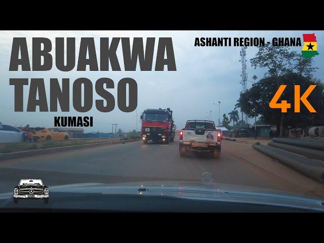 Abuakwa Tanoso Road Construction on the Sunyani Kumasi Road 4K update 4