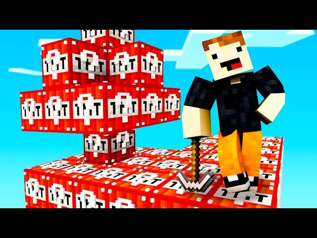 SKYBLOCK DE TNT LUCKY BLOCKS!  | Minecraft