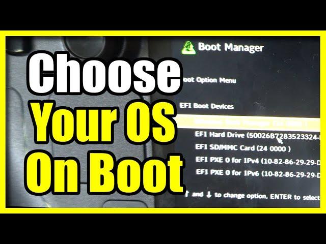 How to Put into Windows or Steam OS using Boot Manger on Steam Deck Bios (Fast Tutorial)