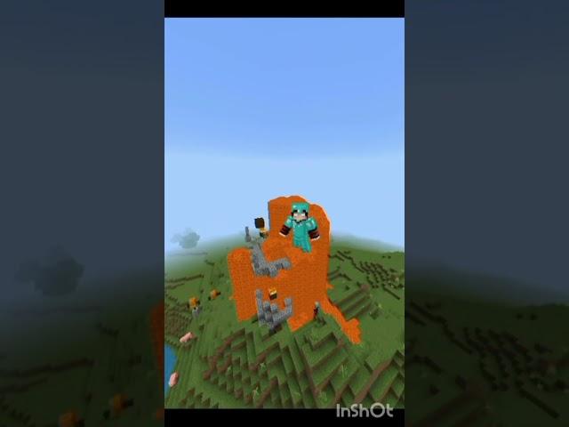 I took revenge from the pillager(hells coming with me) #shorts #minecraft