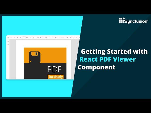 Getting Started with the React PDF Viewer | Syncfusion
